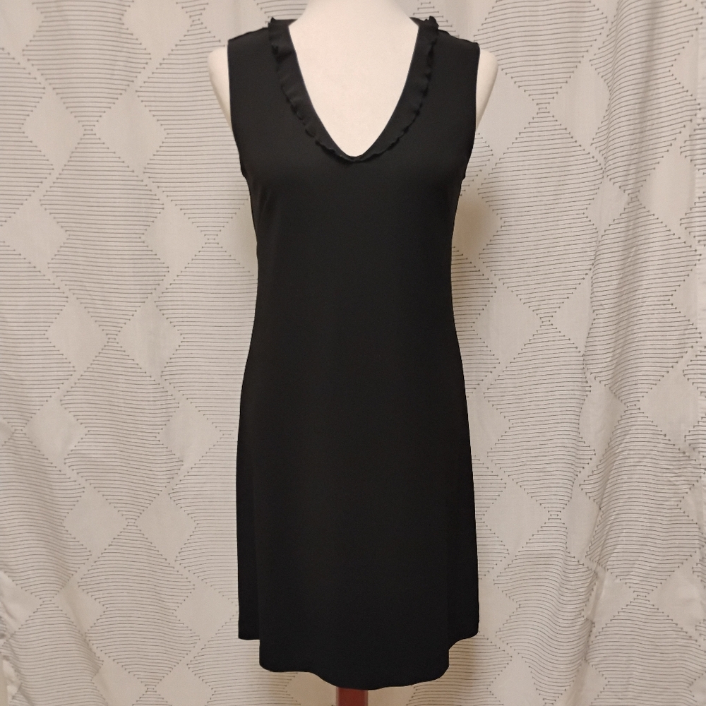Gap Elegant Simple Black Sleeveless Dress Size Medium